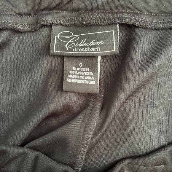 Dress barn Collection Women's Black Chiffon Lined Evening Skirt Size S Pull-on - Picture 5 of 7